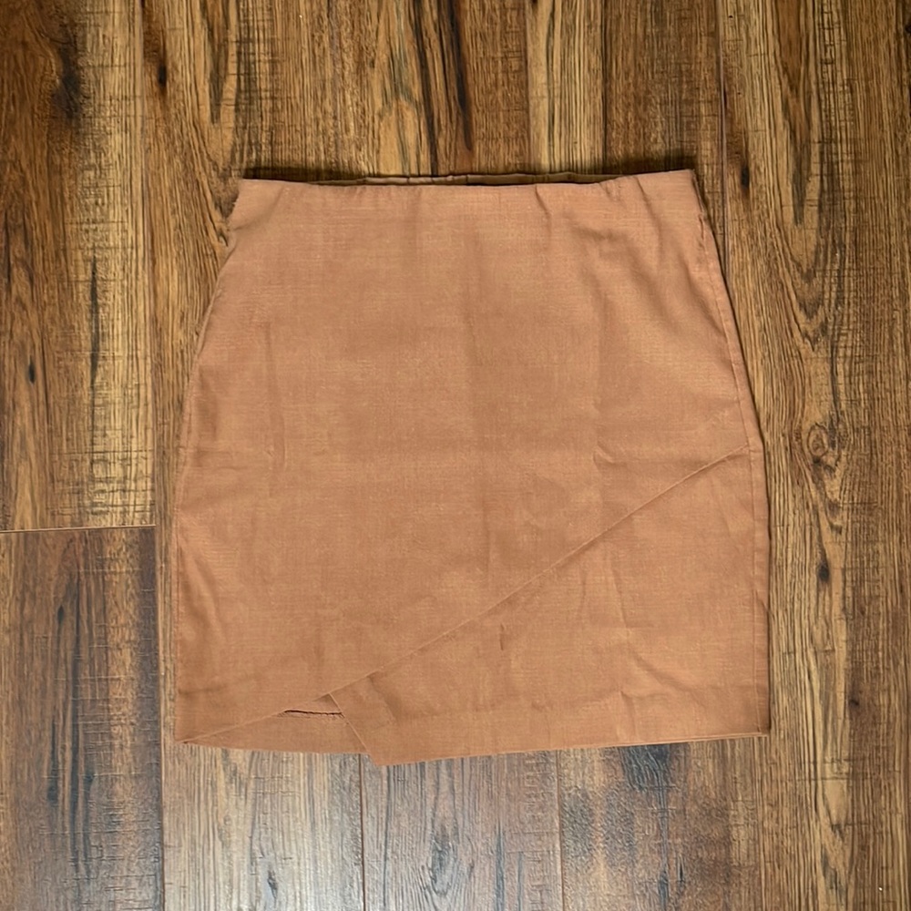 Free with purchase - Dynamite Bodycon Mini Skirt - Tan/Brown